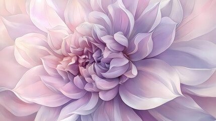 Obraz premium closeup delicate purple flower