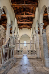 Albe, Massa d’Albe, L’Aquila. The church of San Pietro in Albe