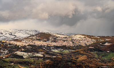 Agnone, Isernia, Molise. Winter landscape 2024