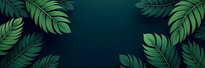 Tropical leaf designs in dark colors create a unique blend of creative and minimalist art backgrounds for decoration patterns._00002_