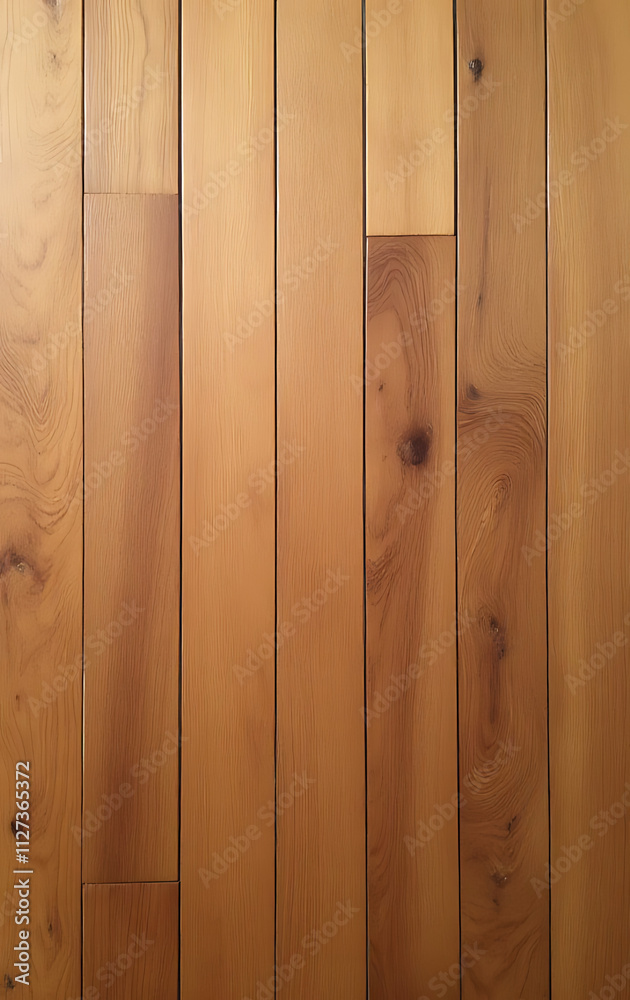 Poster timber grain lines beautifully on a wooden tabletop, creating a stunning textured background with na