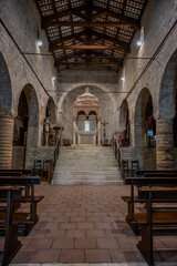 Guardia Vomano di Notaresco. Abruzzo. Abbey of San Clemente al Vomano