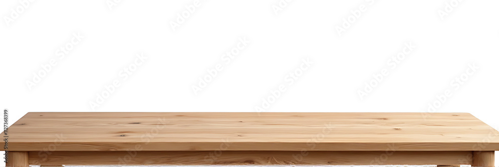 Poster the beautiful texture of the wooden tabletop is showcased against a clean white background with prec