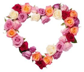 PNG Shape frame floral colorfull roses flower petal plant.