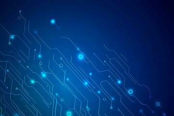 Futuristic vector illustration of a aqua circuit board with intricate digital tech elements, perfect for advanced technology backgrounds.