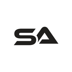 SA logo design vector files 