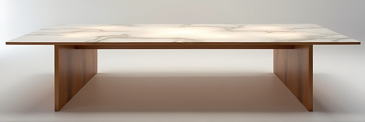 A minimalist end grain wood table features a transparent background design on its countertop for a modern aesthetic appeal._00001_