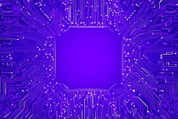 Futuristic vector illustration of a aqua circuit board with intricate digital tech elements, perfect for advanced technology backgrounds.