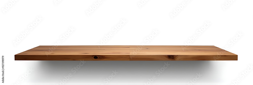 Poster a beautiful wooden table top with a textured finish is showcased against a clean white background fo