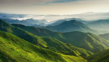 Naklejka premium panorama of the mountains