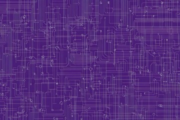 Futuristic vector illustration of a aqua circuit board with intricate digital tech elements, perfect for advanced technology backgrounds.