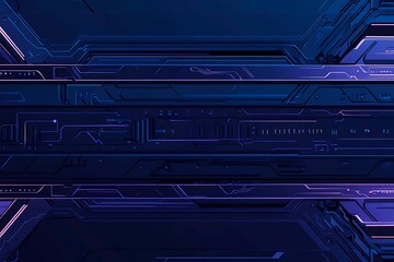 Fototapeta premium Futuristic vector illustration of a aqua circuit board with intricate digital tech elements, perfect for advanced technology backgrounds.