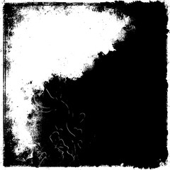 Obraz premium Abstract grunge texture. Black and white backdrop and wallpaper. Textured surface.