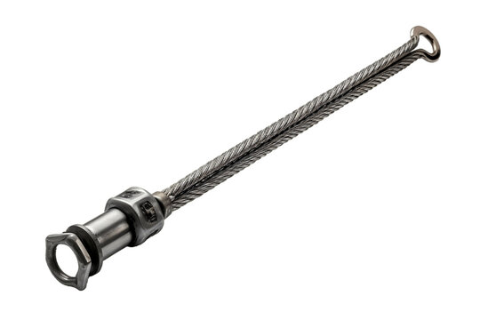 Steel Wire grip holder Isolated on Transparent Background Generative AI