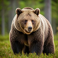 Fototapeta premium brown bear in the forest