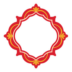 Simple Decorative Frame Border Design with Ornament, Easily Editable Vector File MiLon Graphic