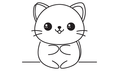 Cute bunny cartoon character illustration for Easter holiday