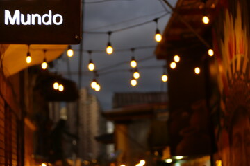 Christmas lights and Christmas decorations for December parties