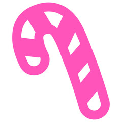 Pink Candy Cane Icon