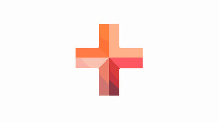 Fototapeta premium Detailed Plus Icon Vector Illustration Isolated on White Background