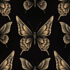 pattern with butterflies