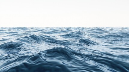 Ocean Waves Serenity: A Captivating View of the Deep Blue Sea