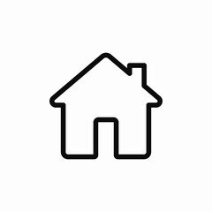 home page button icon sign vector