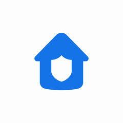 home protection insurance icon sign vector