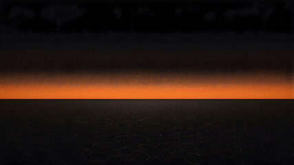 Fototapeta premium black dark orange glowing grainy gradient background noise texture wallpaper