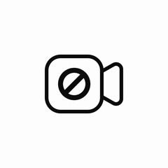 video error non available icon sign vector