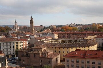 Fototapeta premium Vista de Tarazona, Zaragoza.