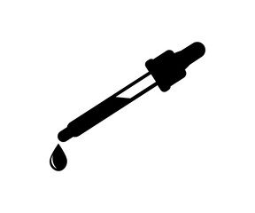 Eye dropper icon. Dropper pipette Icon illustration on transparent background PNG.

