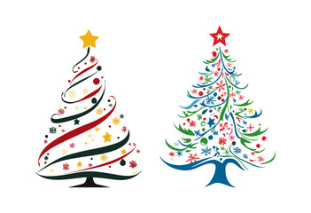 Vector Christmas tree