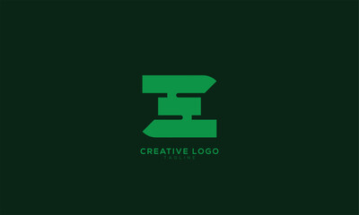 EE BE EST BEST Abstract initial monogram letter alphabet logo design