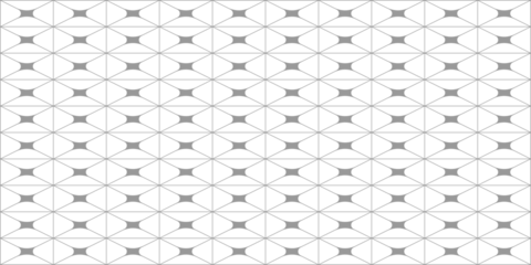 Abstract geometric tile pattern with intricate symmetrical shapes. Abstract background. Gray grid or design element for presentation, architectural, classic design.