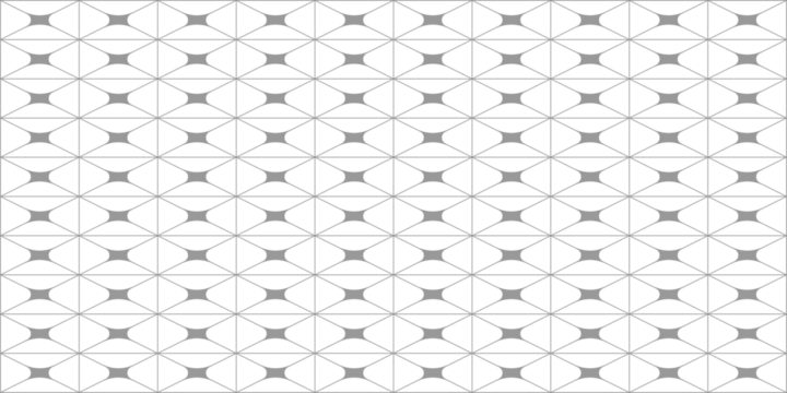 Abstract geometric tile pattern with intricate symmetrical shapes. Abstract background. Gray grid or design element for presentation, architectural, classic design.