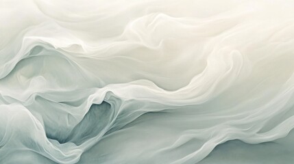 Obraz premium Soft abstract white wave texture background