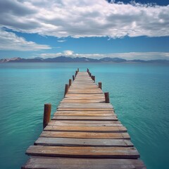 Fototapeta premium Baja Jetty, Mexico