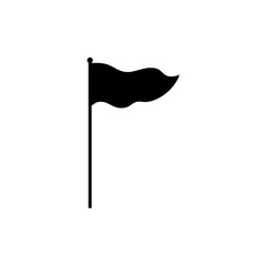 Black Silhouettes Flag