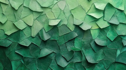 Naklejka premium Textured green background with organic depth