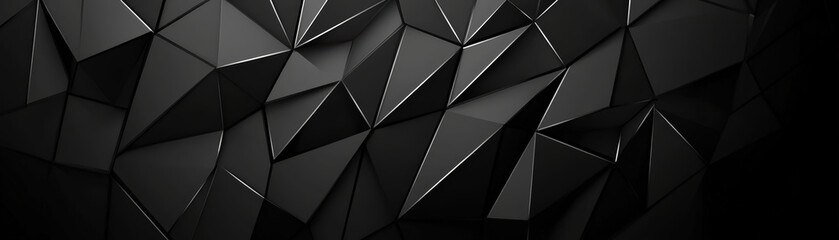 Obraz premium Dark abstract background featuring sharp angular shapes and textures