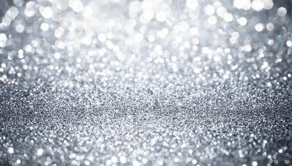 Fototapeta premium sparkles of silver glitter abstract background
