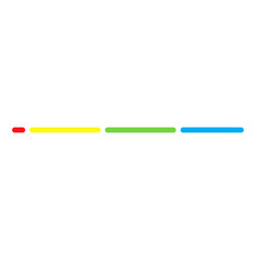 Colorful line border