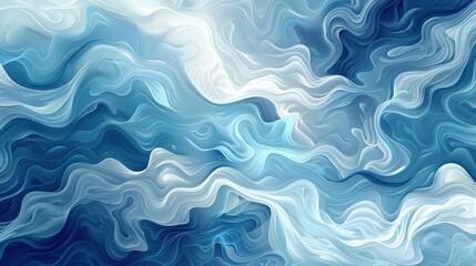 Fototapeta premium Swirling patterns in a vector design, capturing the essence of water currents