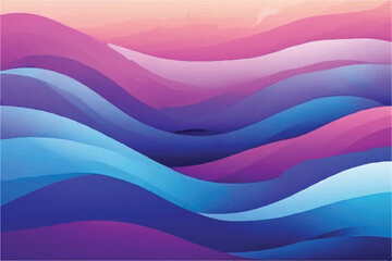 Abstract colorful wavy striped background. Wavy background. Groovy colorful wavy pattern background. Layered Waves Background. 