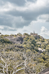 Fototapeta premium Sithulpawwa Rajamaha Viharaya, Yala National Park, Hambantota, Sri Lanka.