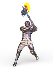 騎士　3DCGレンダリング