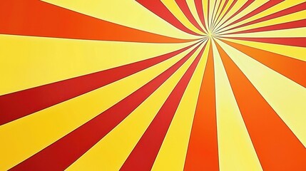 Bright spiral pattern in red, yellow, and orange.