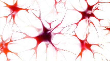 Network of neurons, with their cell bodies and branching dendrites, resembling a complex web