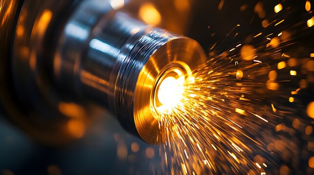 A close-up of a jewelry maker filing a metal piece to perfect its shape. - Powered by Adobe